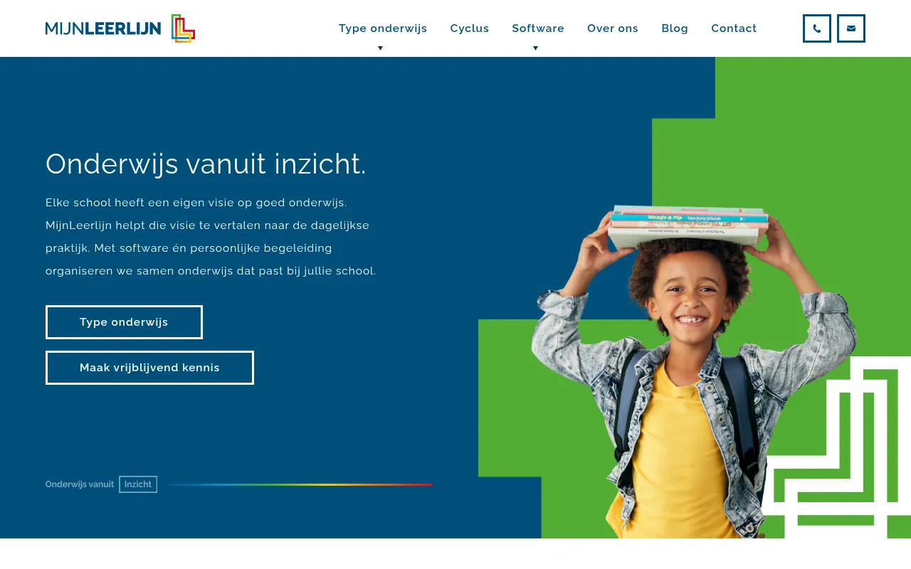 Screenshot of mijnleerlijn.nl