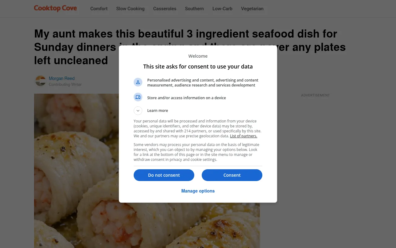 Screenshot of cooktopcove.com