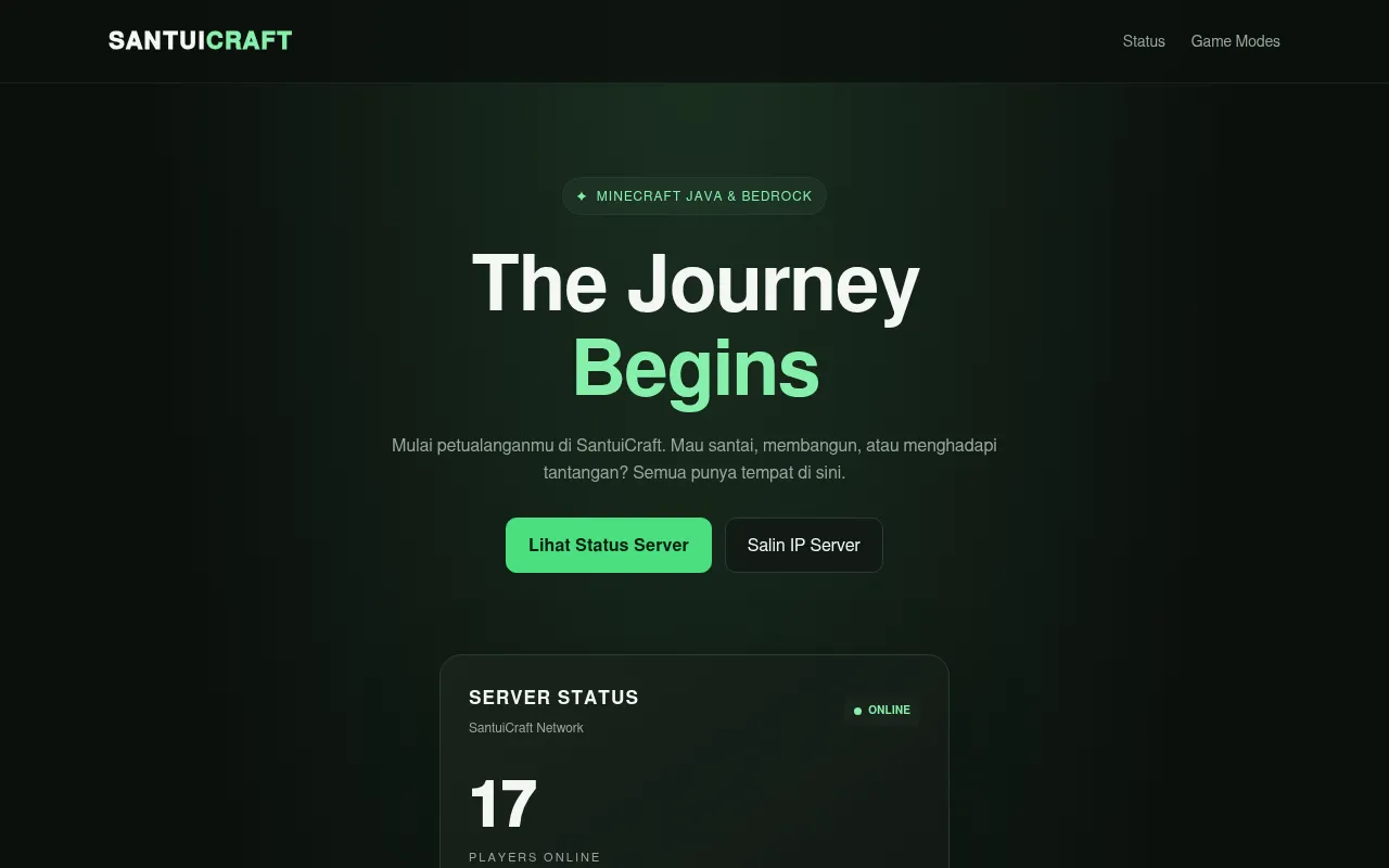 Screenshot of web.santuicraft.my.id