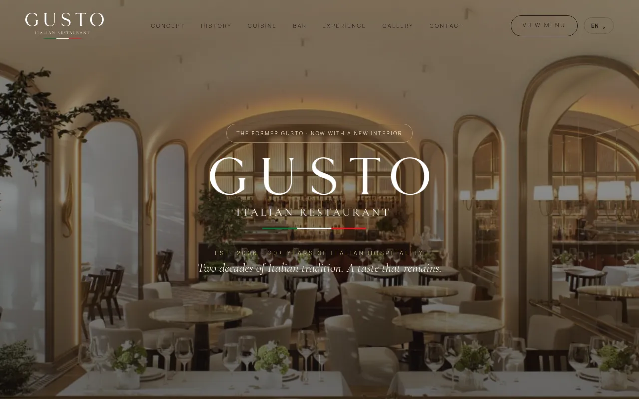 Screenshot of gusto.am