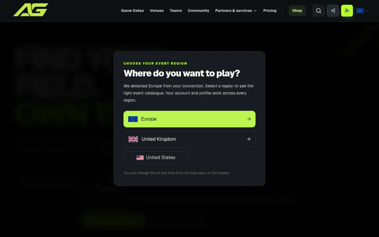 Screenshot of airsoftgrid.co.uk