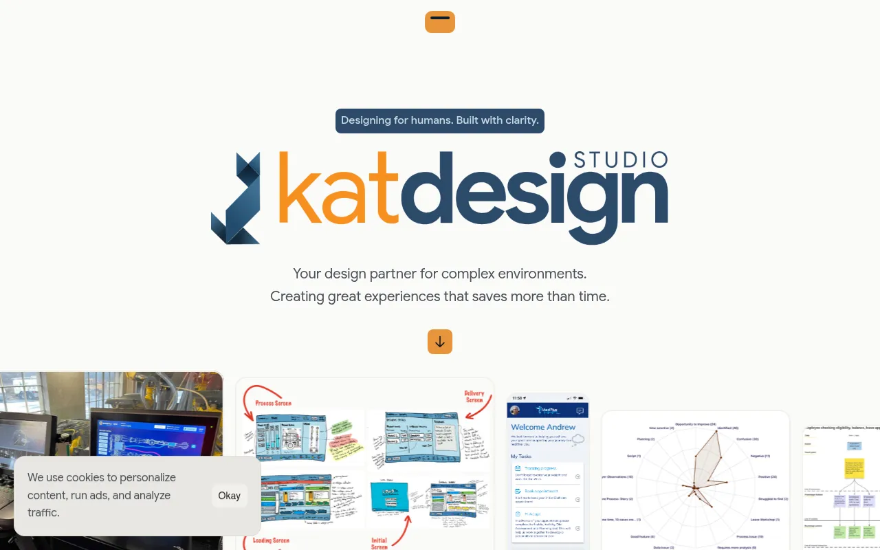 Screenshot of katdesign.com.au