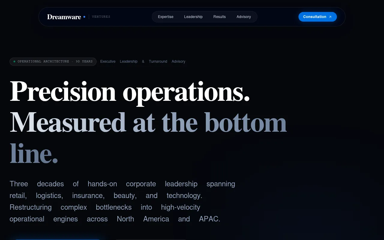 Screenshot of consultdreamware.com