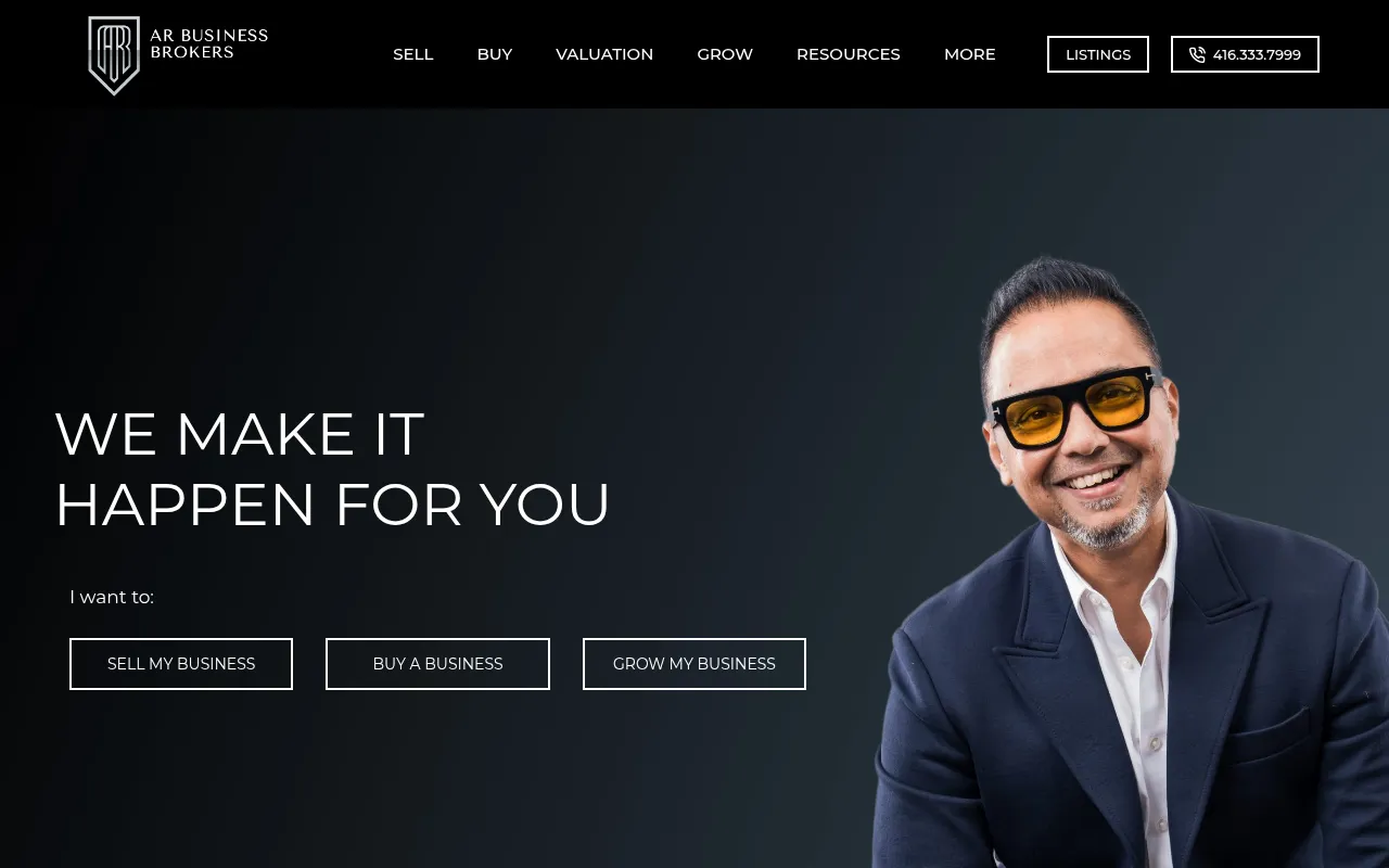 Screenshot of aldrin.ca