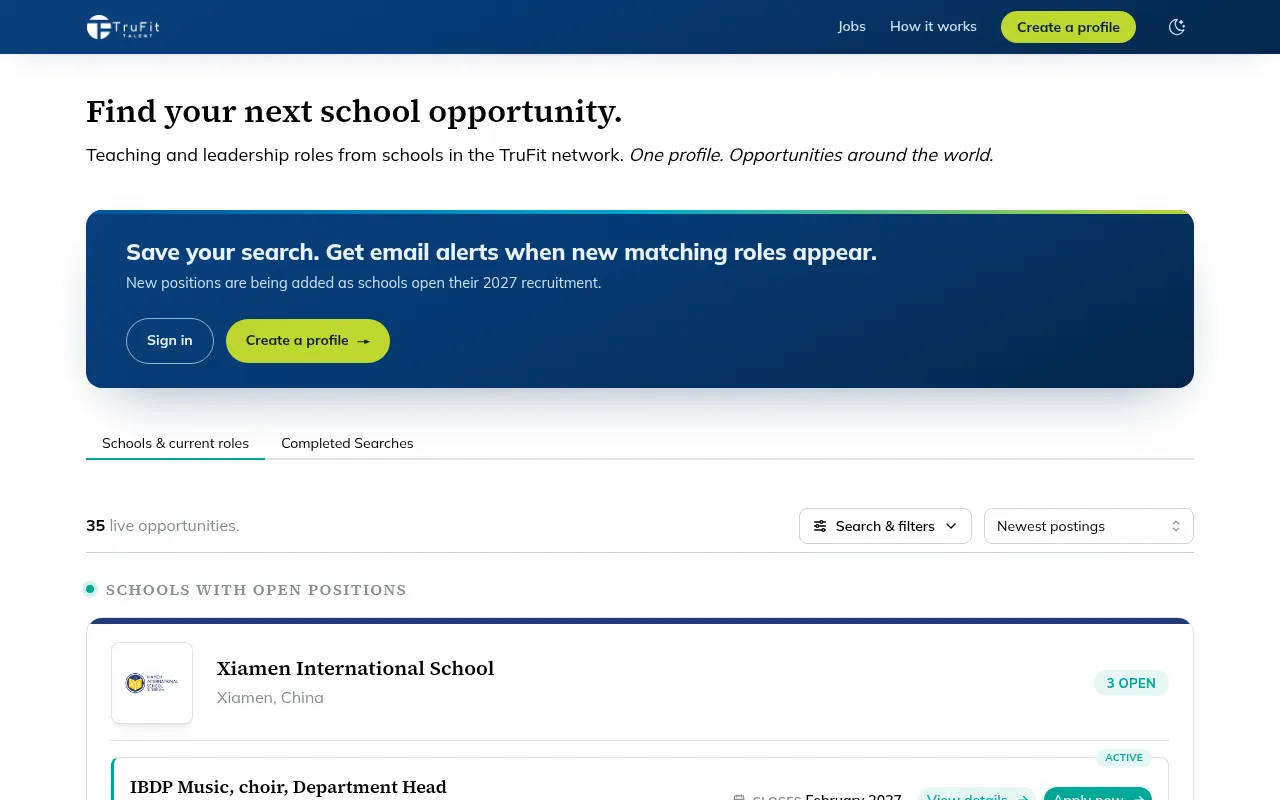 Screenshot of jobs.trufittalent.com