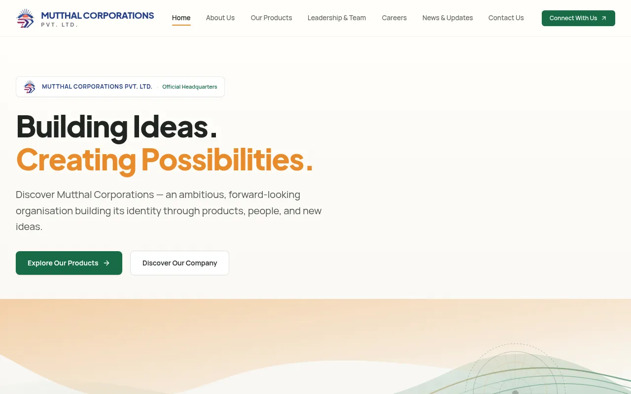 Screenshot of mcorporations.ai.studio