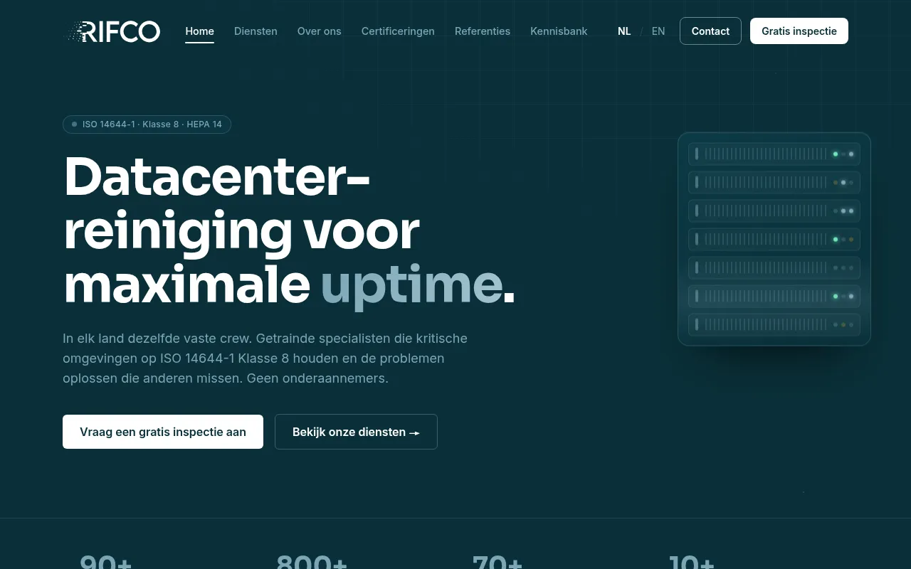 Screenshot of rifco.eu
