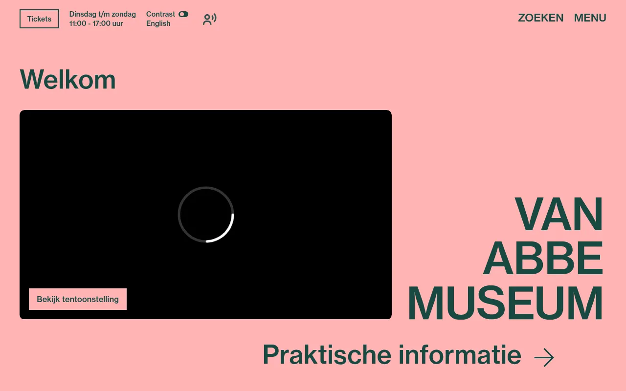 Screenshot of old-plone.vanabbemuseum.nl