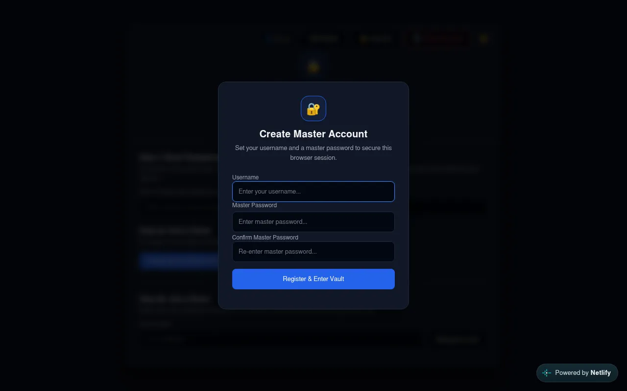Screenshot of securep2pchat.netlify.app