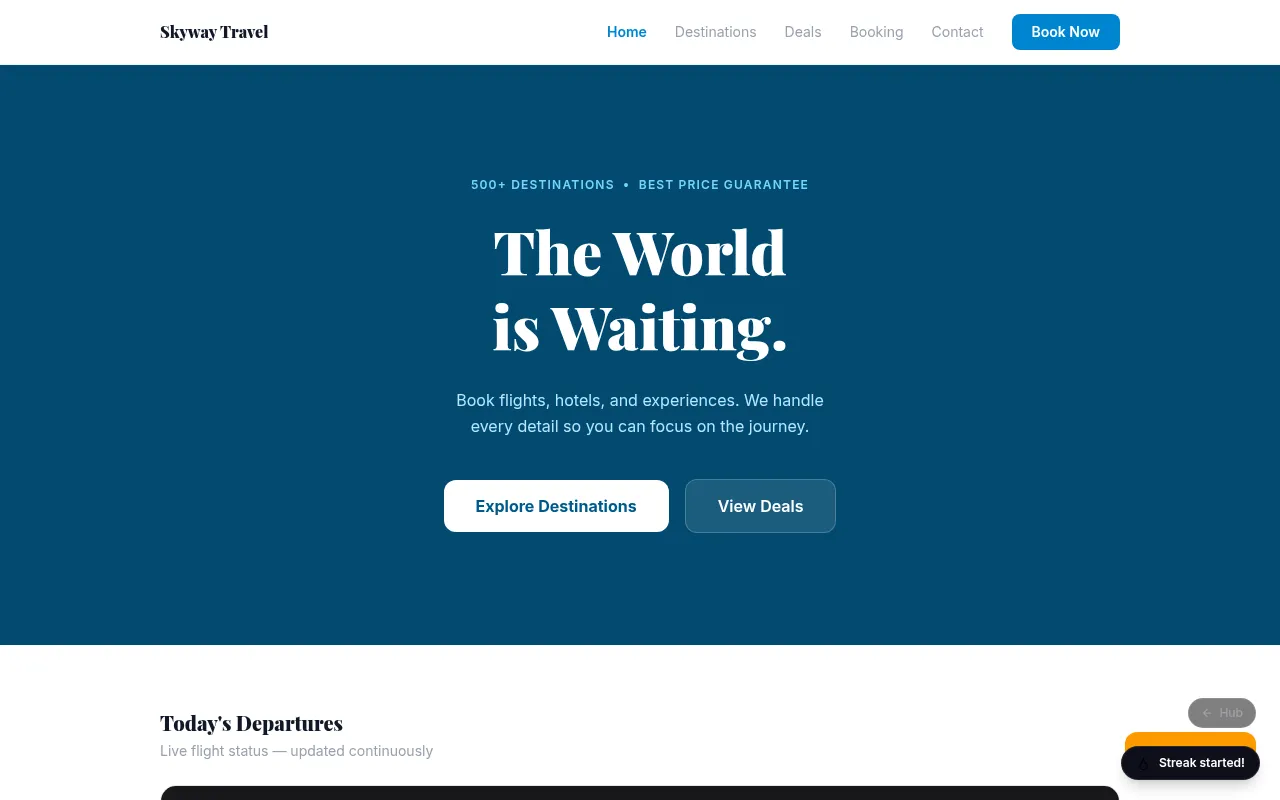 Screenshot of escapethewebsite.com
