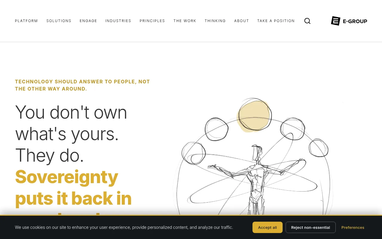 Screenshot of egroup.hu