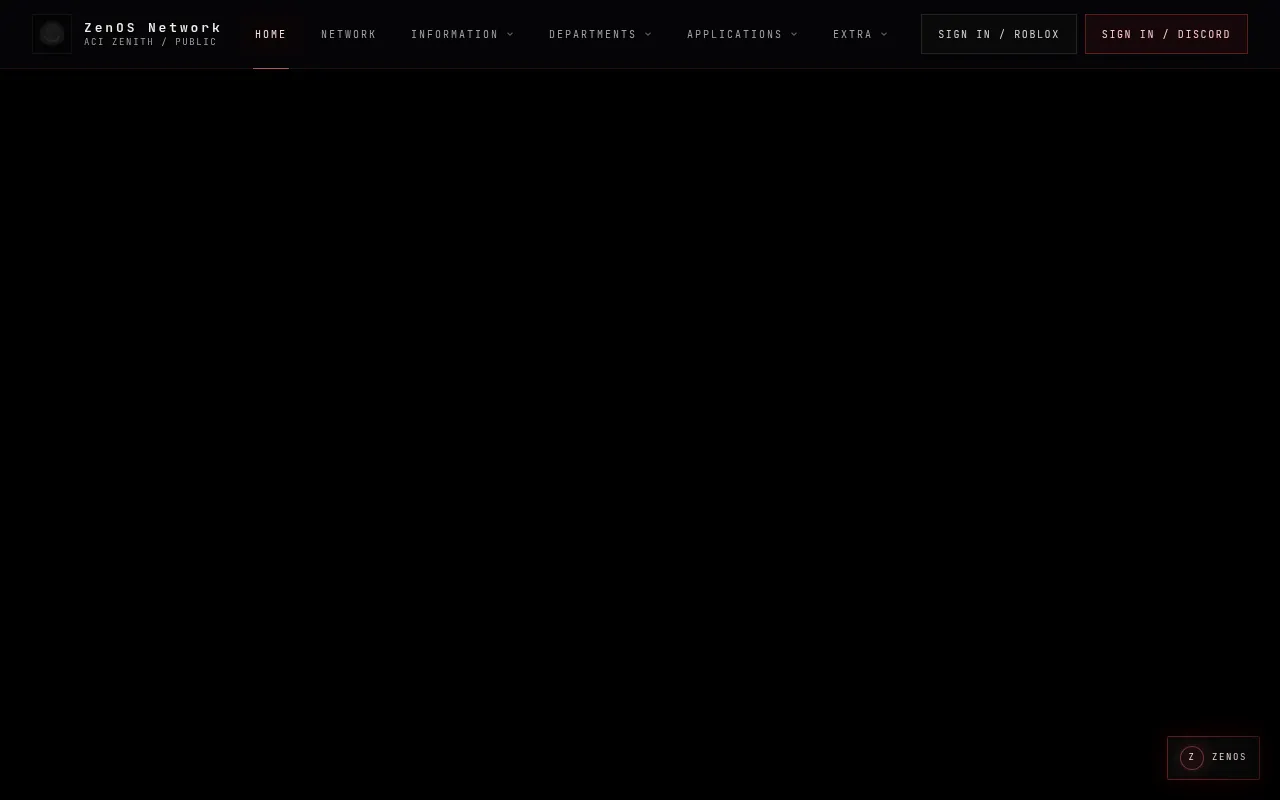 Screenshot of zenosnetwork.com