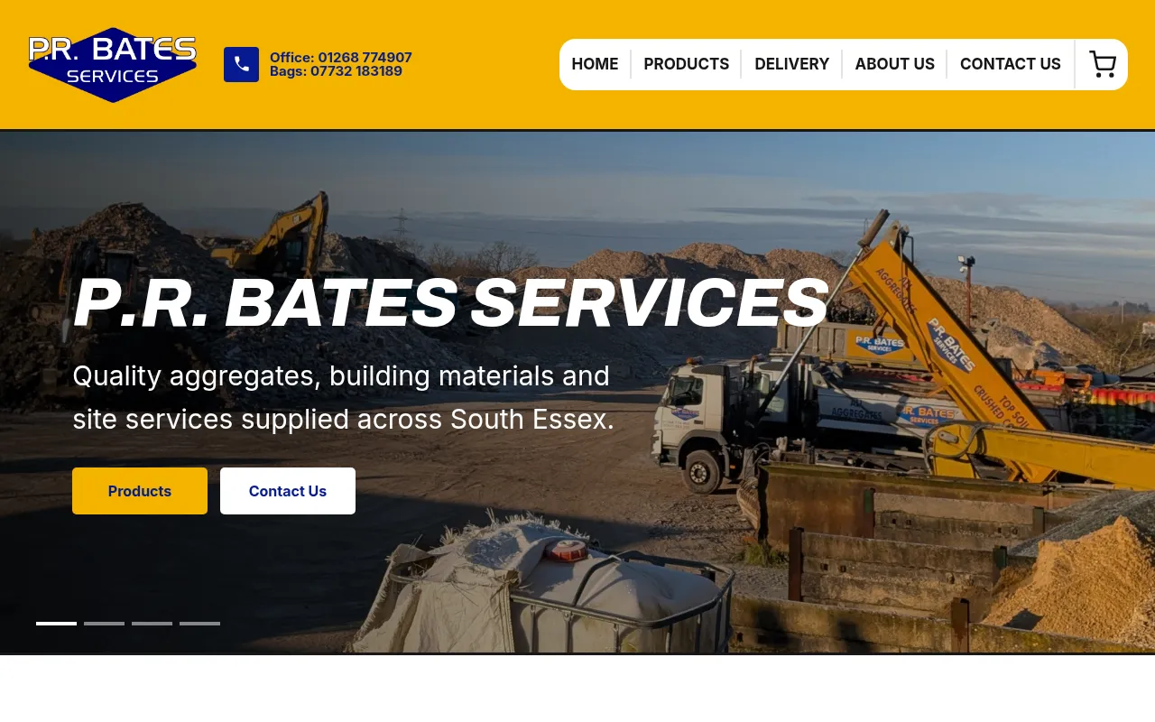 Screenshot of prbates-site.vercel.app