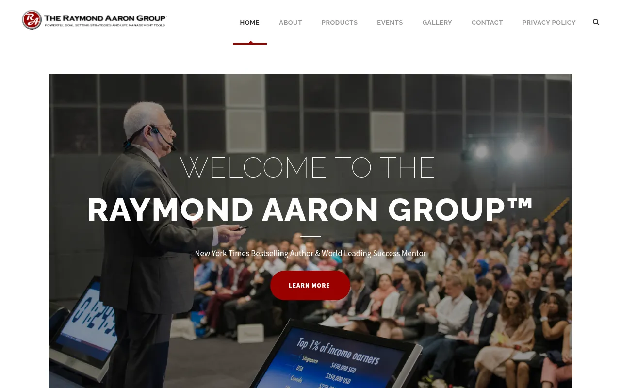 Screenshot of aaron.com