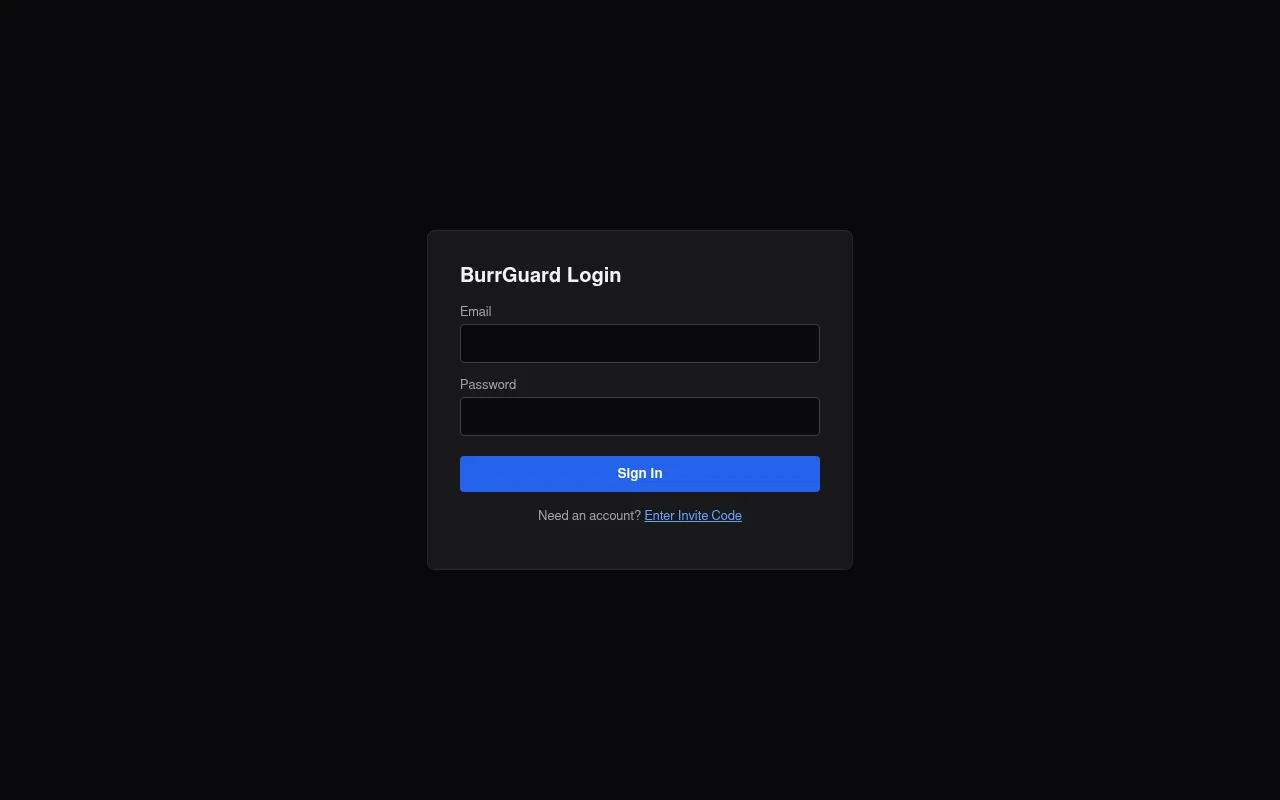 Screenshot of guard.burrmods.com