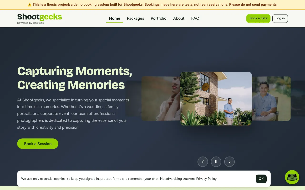 Screenshot of shootgeeksphilippines.site