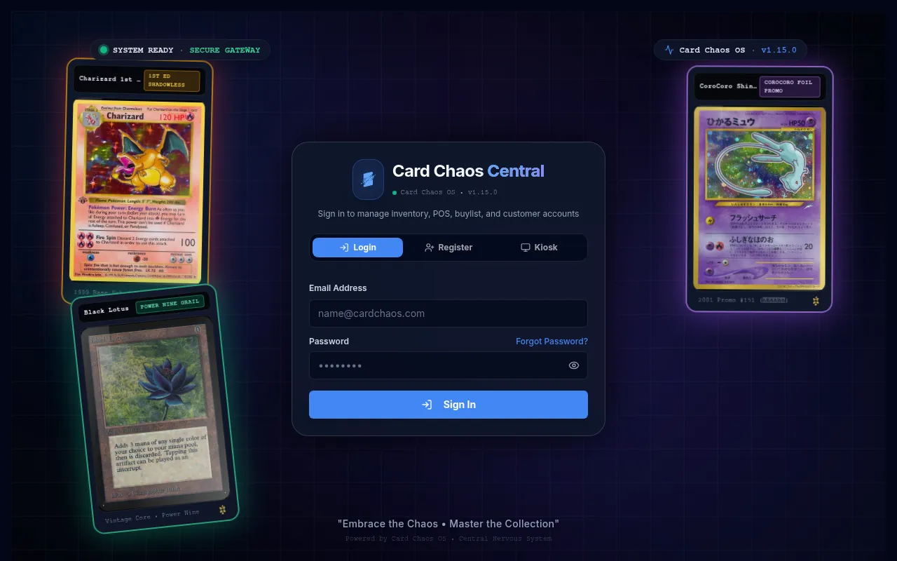 Screenshot of cardchaos.app
