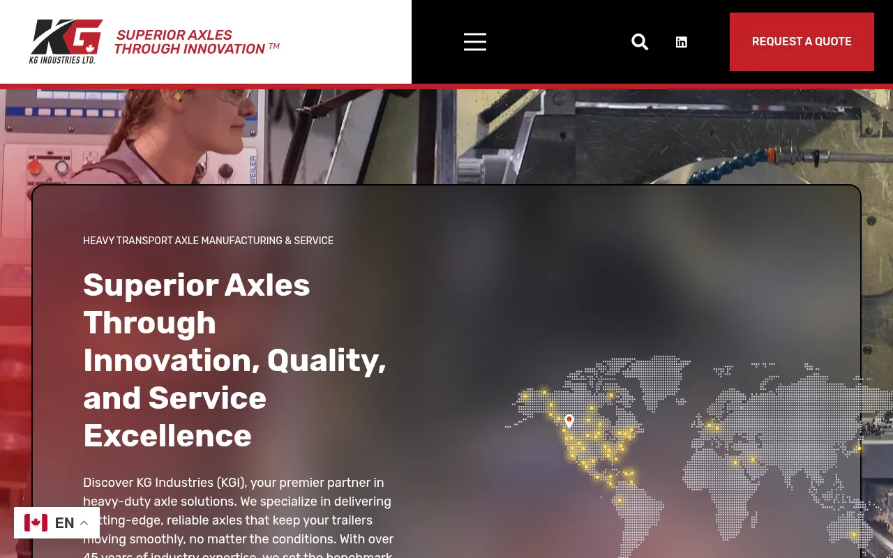Screenshot of kgi.ca