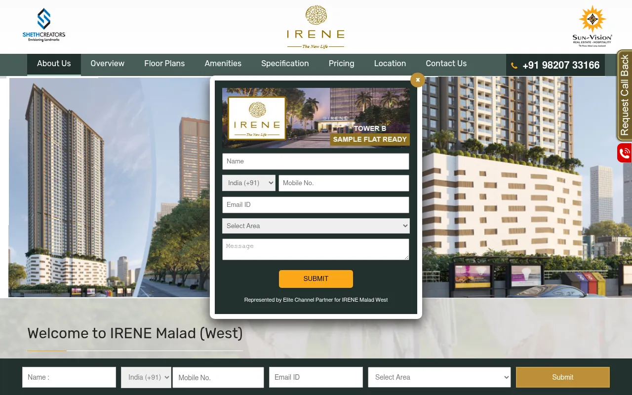 Screenshot of ireneproject.com