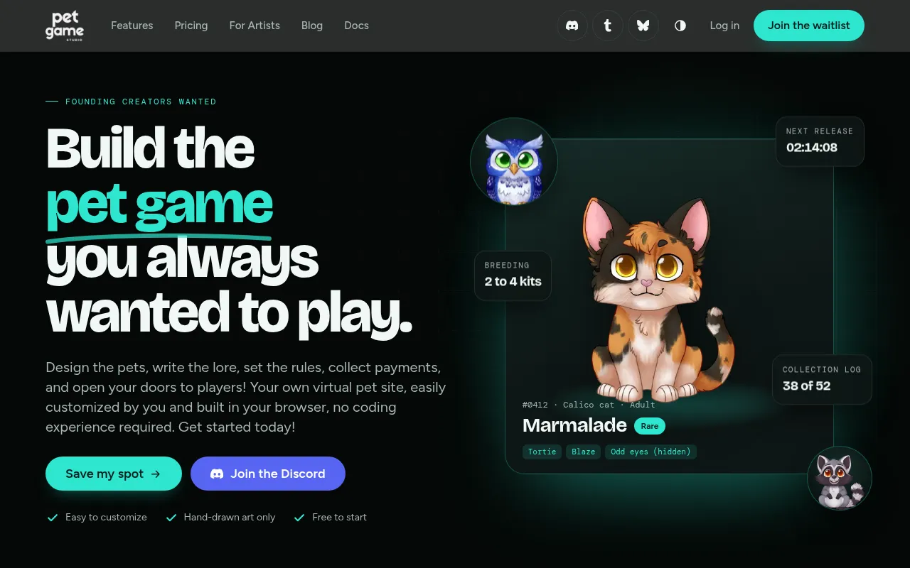 Screenshot of petgamestudio.com