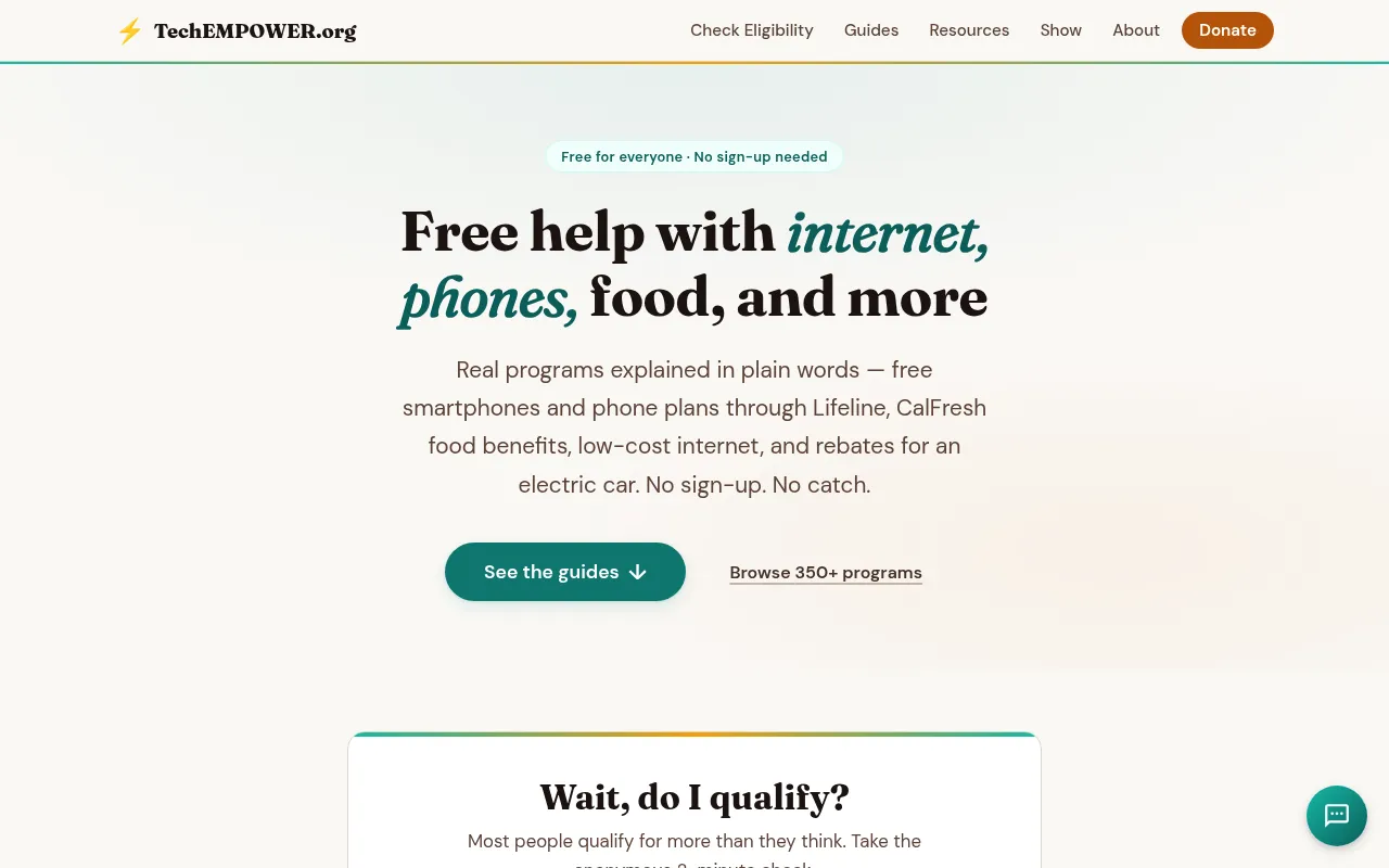 Screenshot of techempower.org