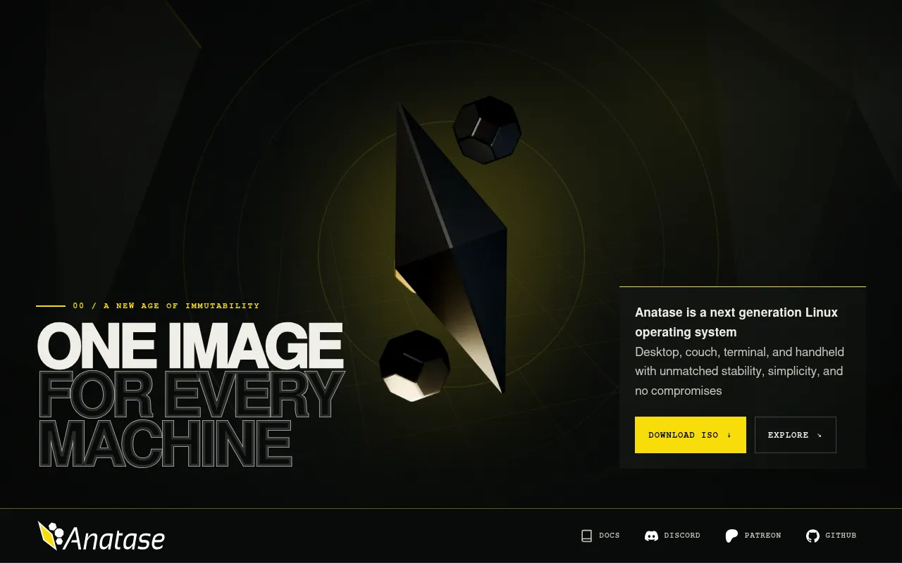 Screenshot of anatase.org