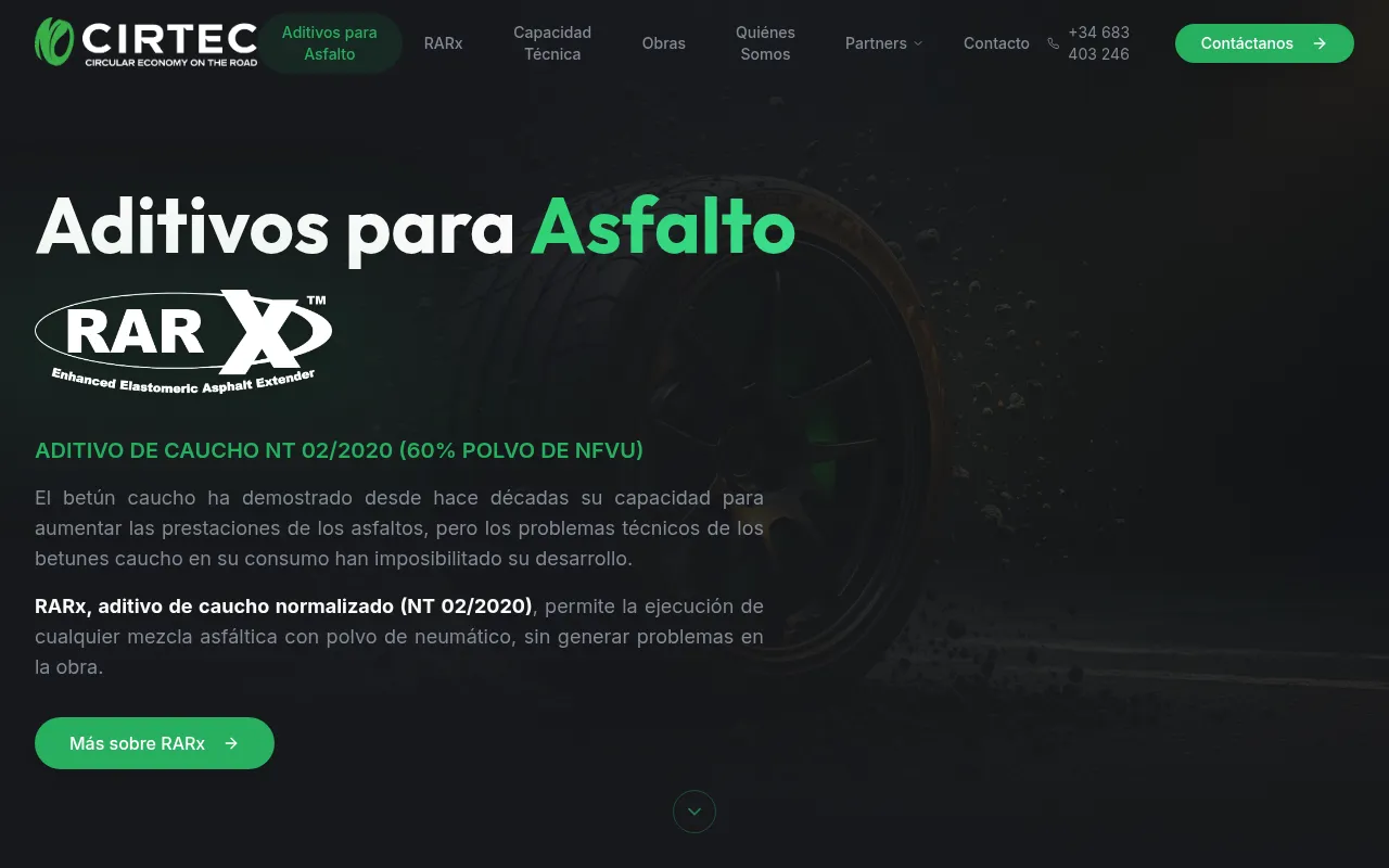 Screenshot of cirtec.es