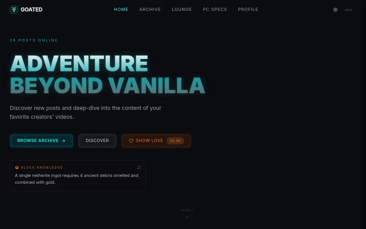 Screenshot of goatedgg.com