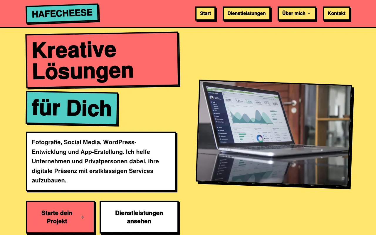 Screenshot of hafecheese.ch