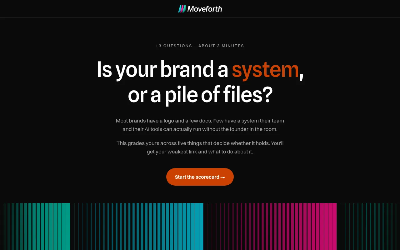 Screenshot of brandsystem.moveforthstudio.com