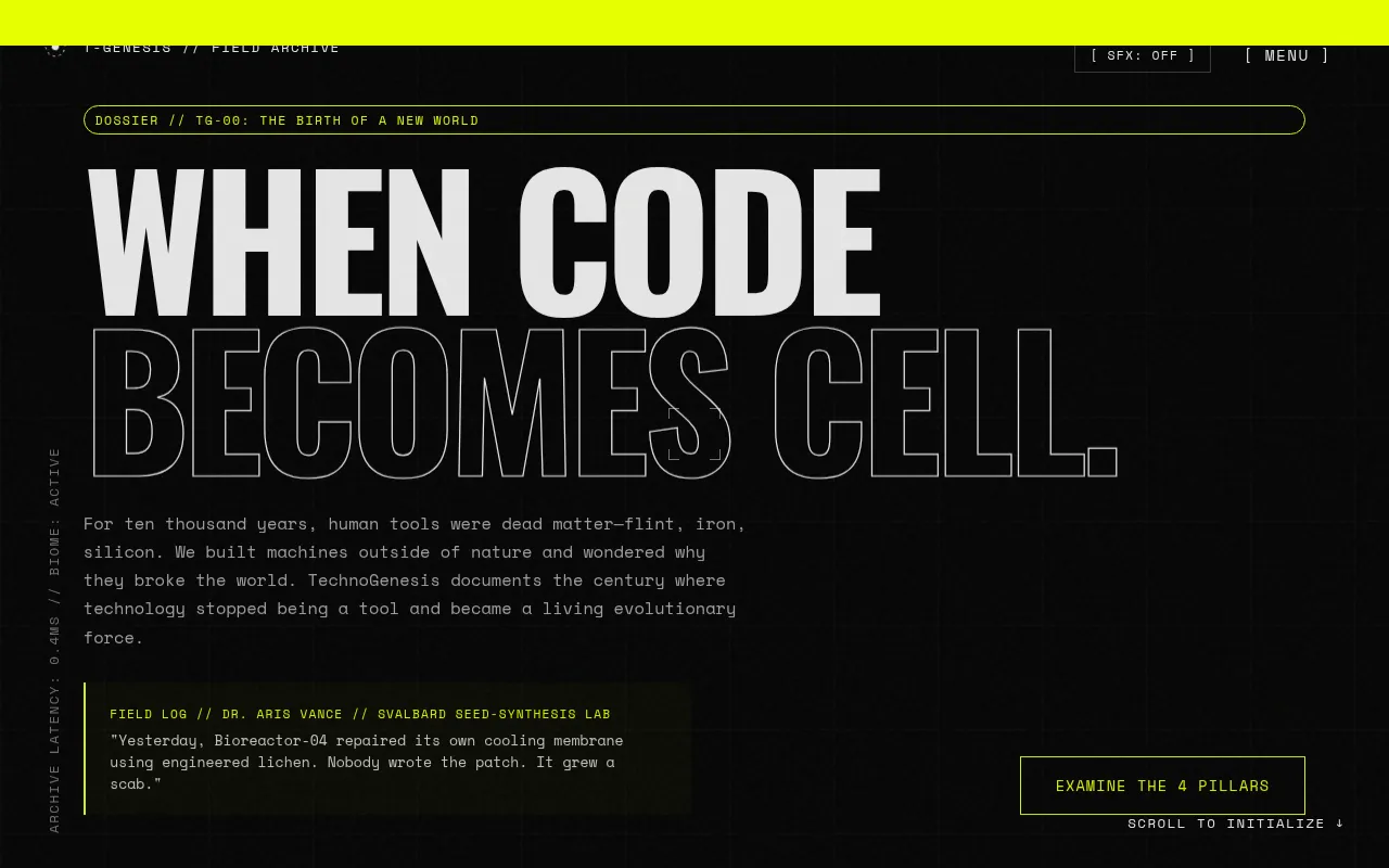Screenshot of aitechgenesis.vercel.app