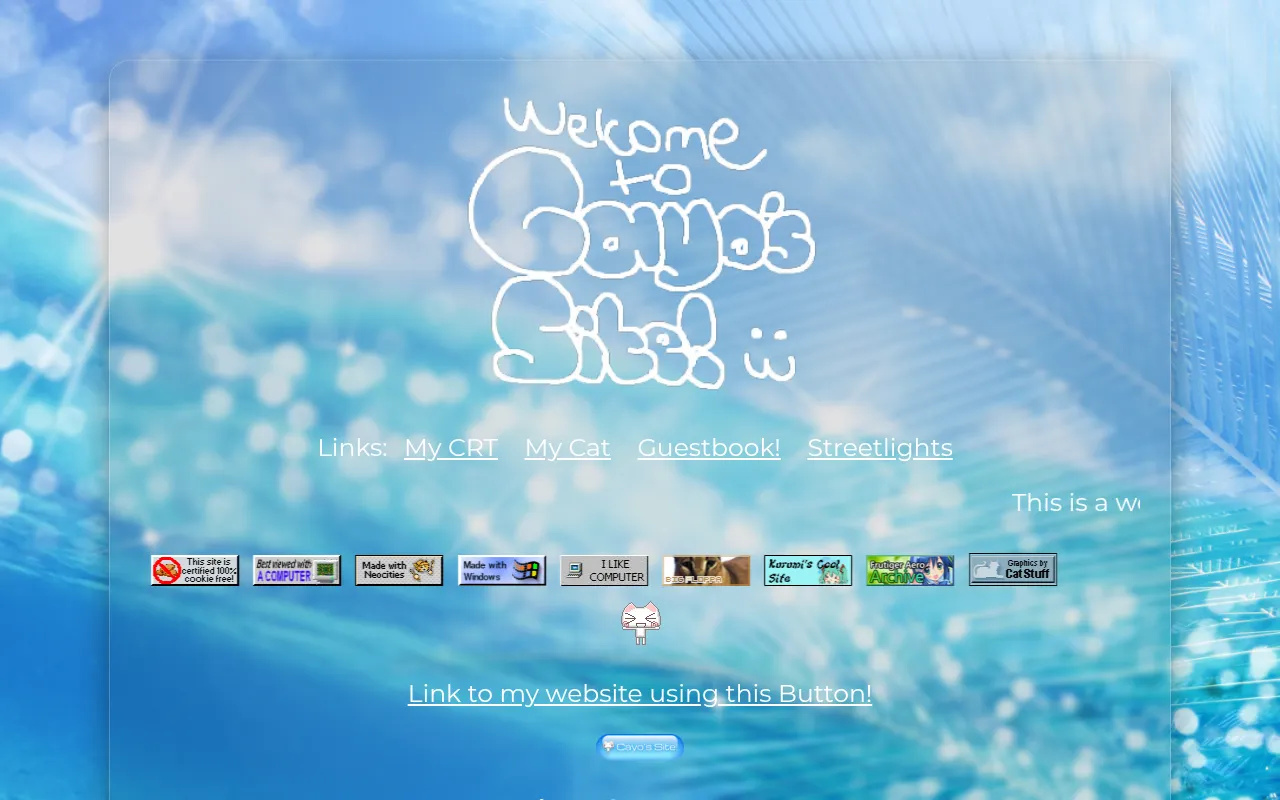 Screenshot of cayo.neocities.org