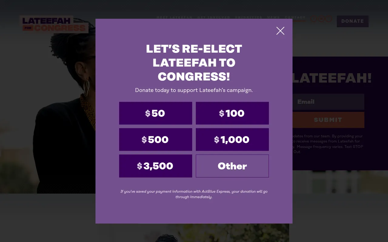 Screenshot of lateefahsimon.com