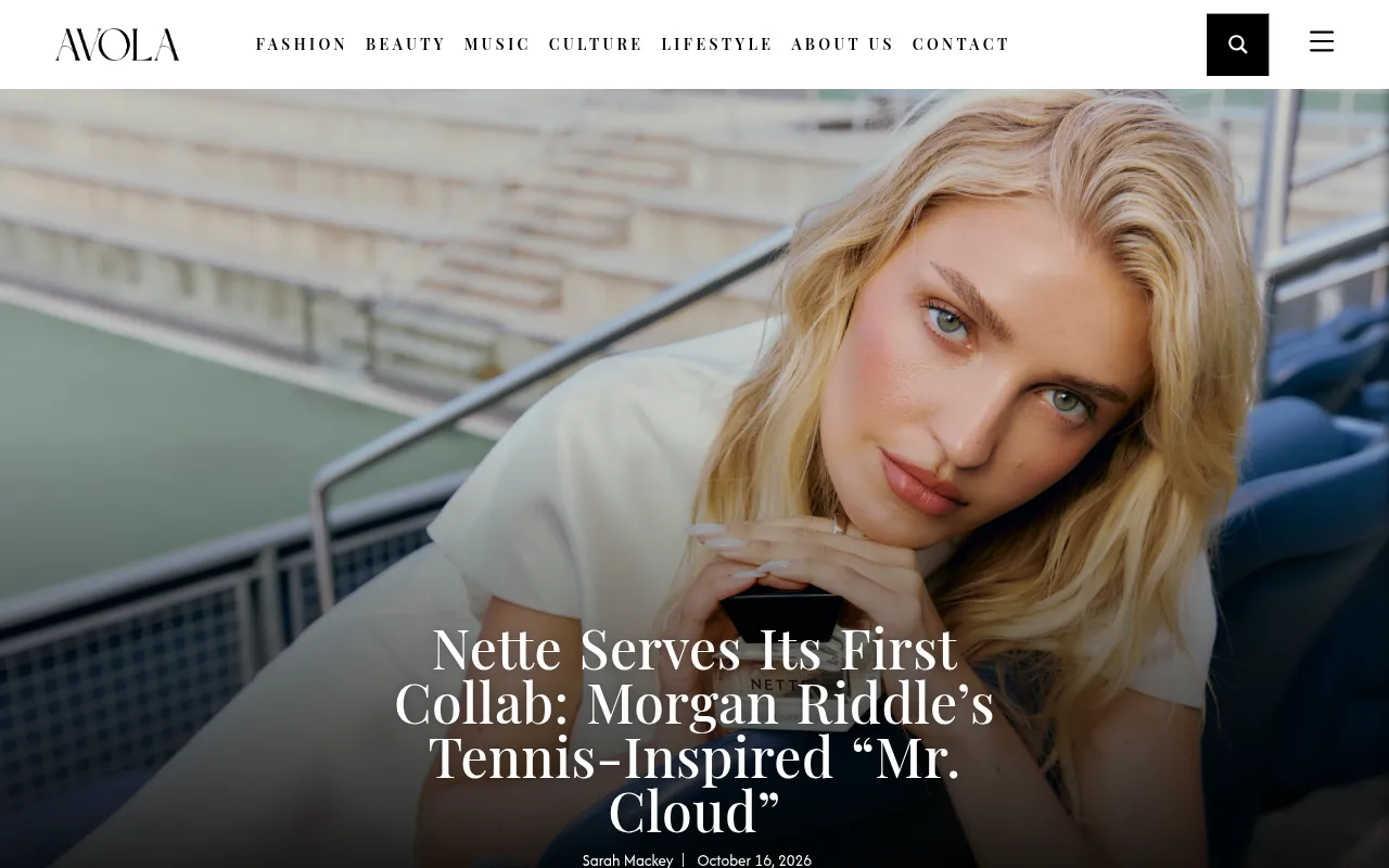 Screenshot of avolamag.com