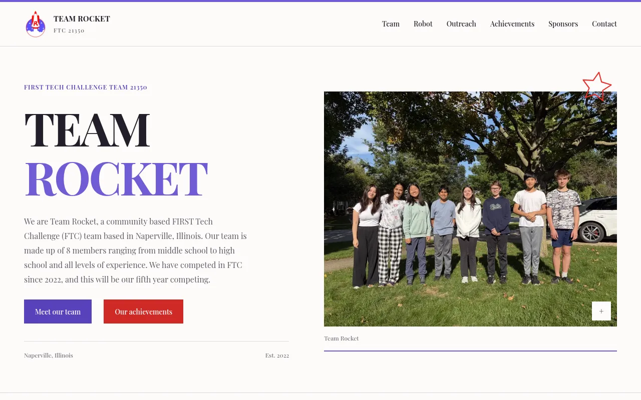 Screenshot of teamrocket21350.github.io