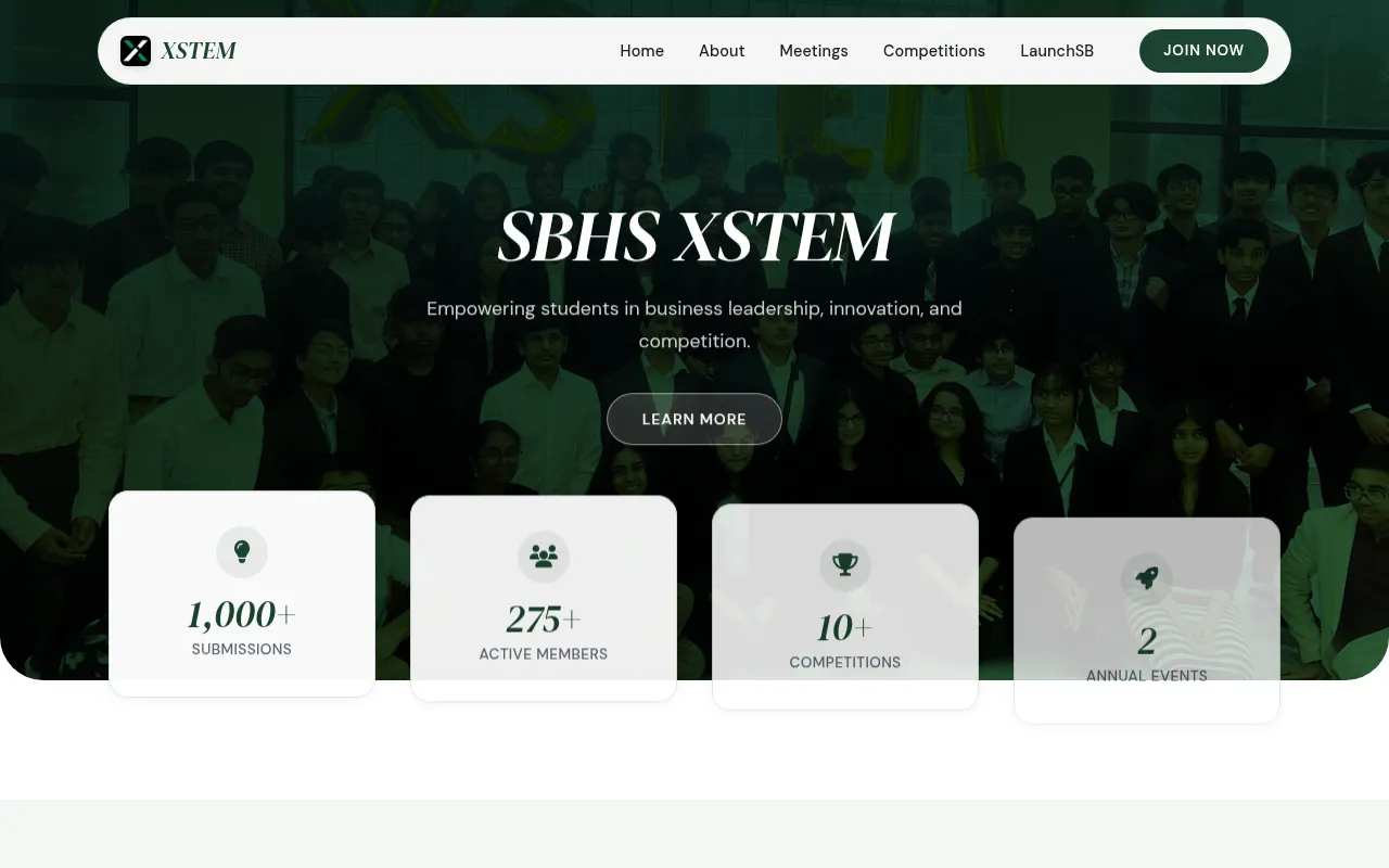 Screenshot of x-stem.github.io