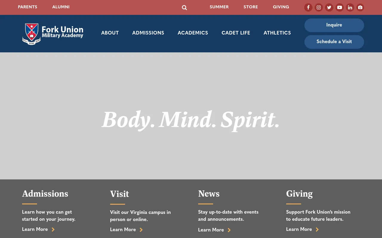 Screenshot of forkunion.com