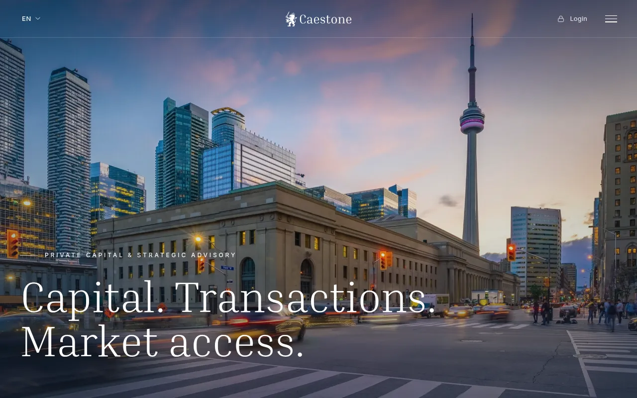 Screenshot of caestone.com