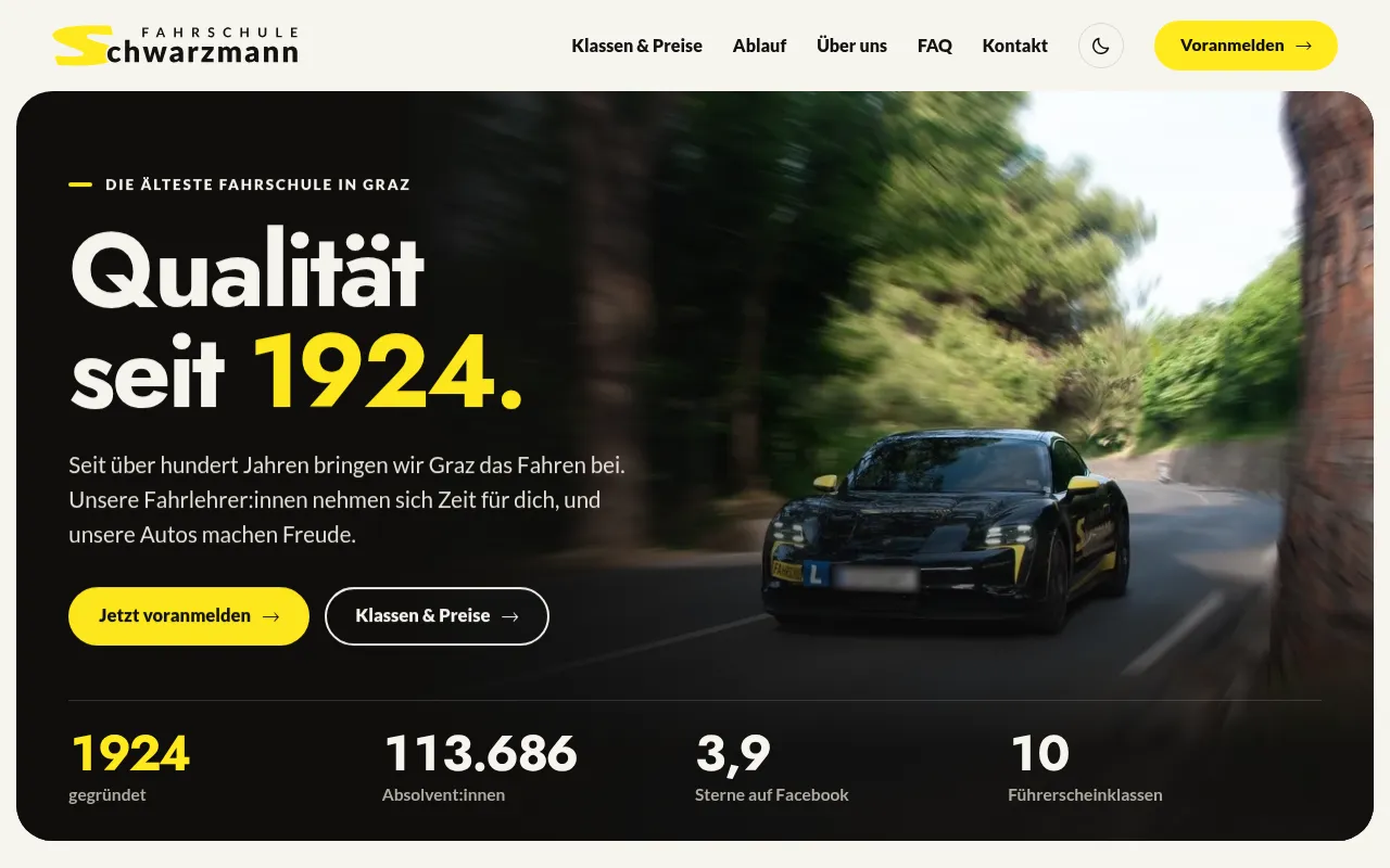 Screenshot of schwarzmann.at