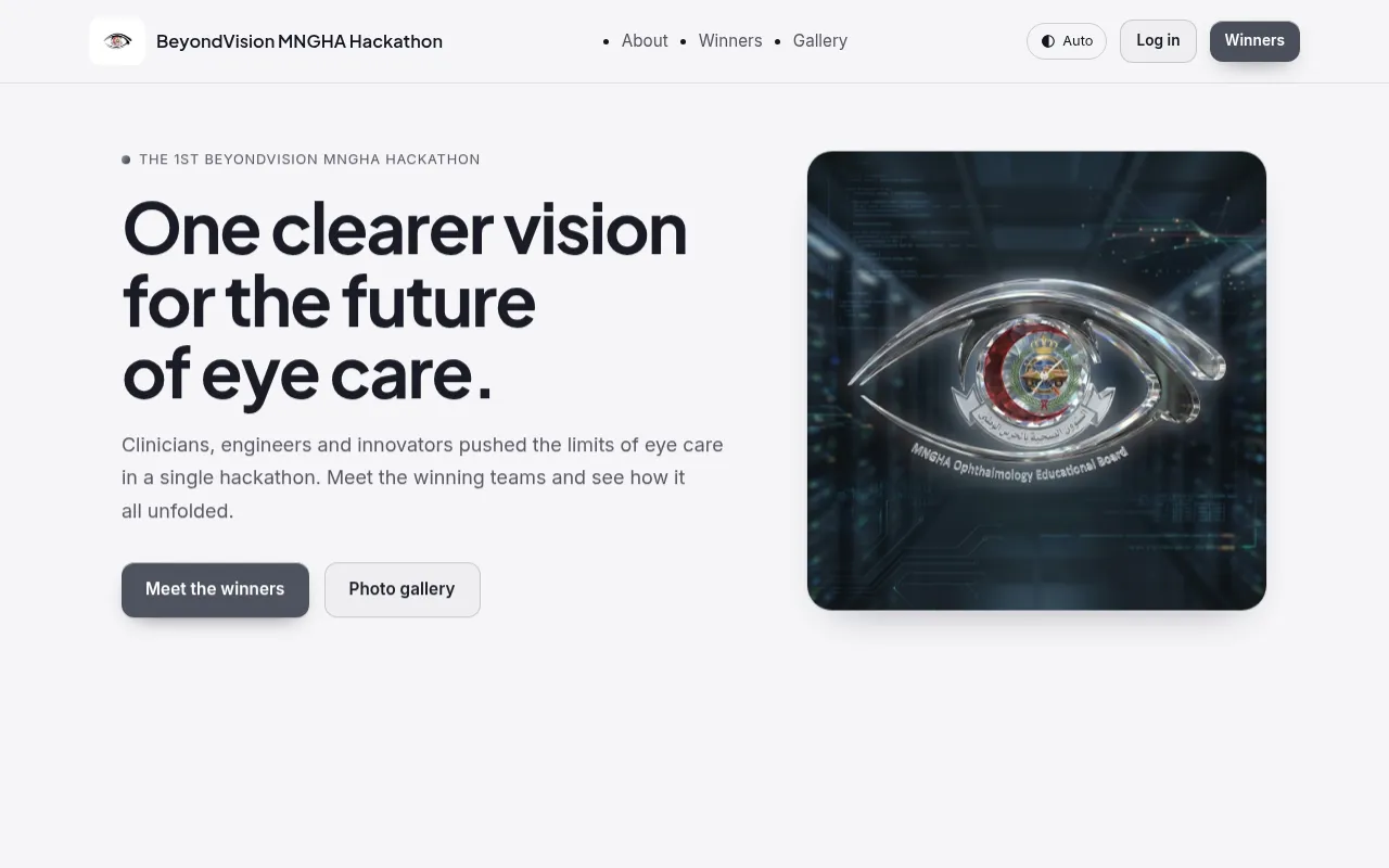 Screenshot of beyondvisionmngha.com