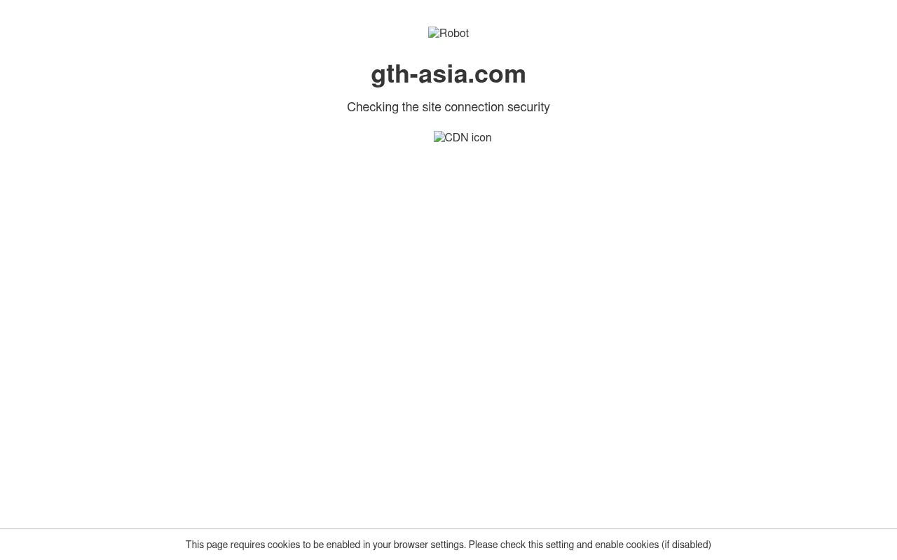 Screenshot of gth-asia.com