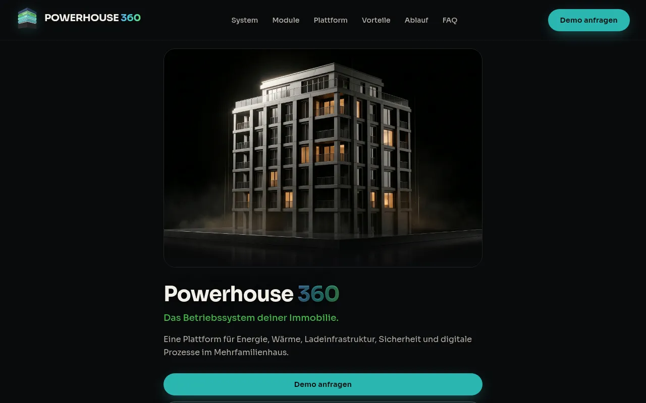 Screenshot of powerhouse360.de