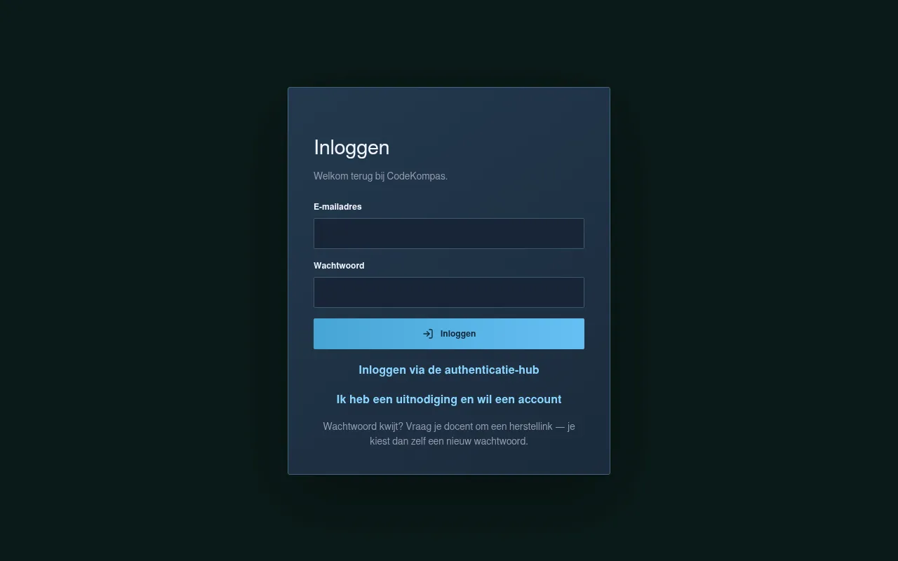 Screenshot of codekompas.ludolabsdev.eu