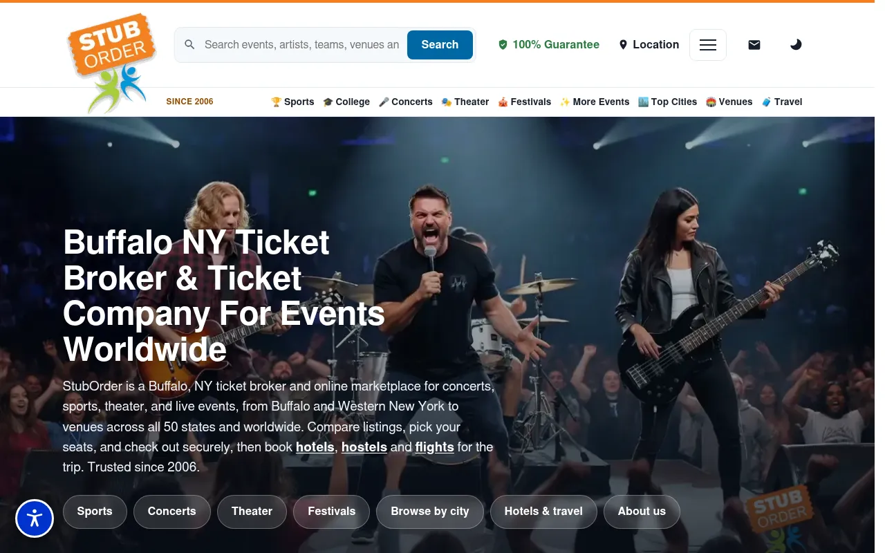 Screenshot of stuborder.com