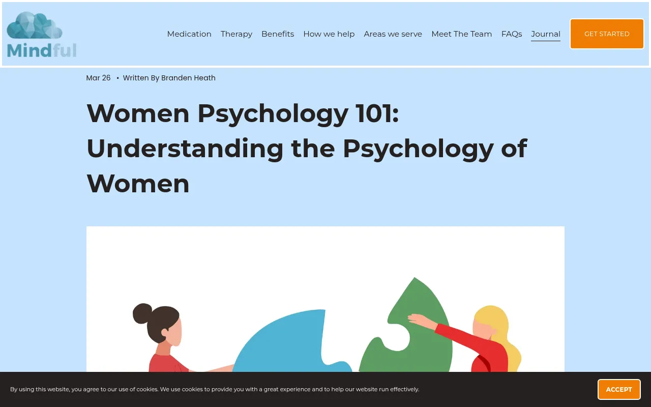 Screenshot of mymindfulmentalhealth.com