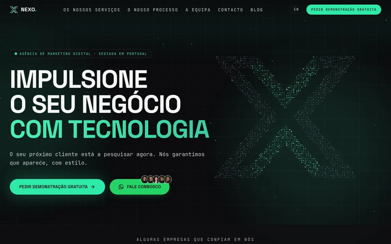 Screenshot of nexosolutions.co