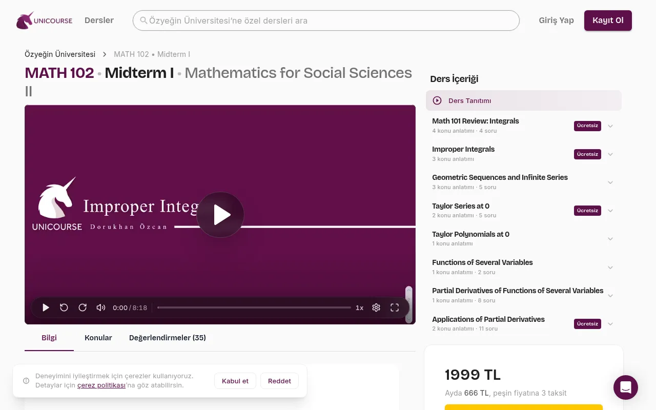 Screenshot of unicourse.co
