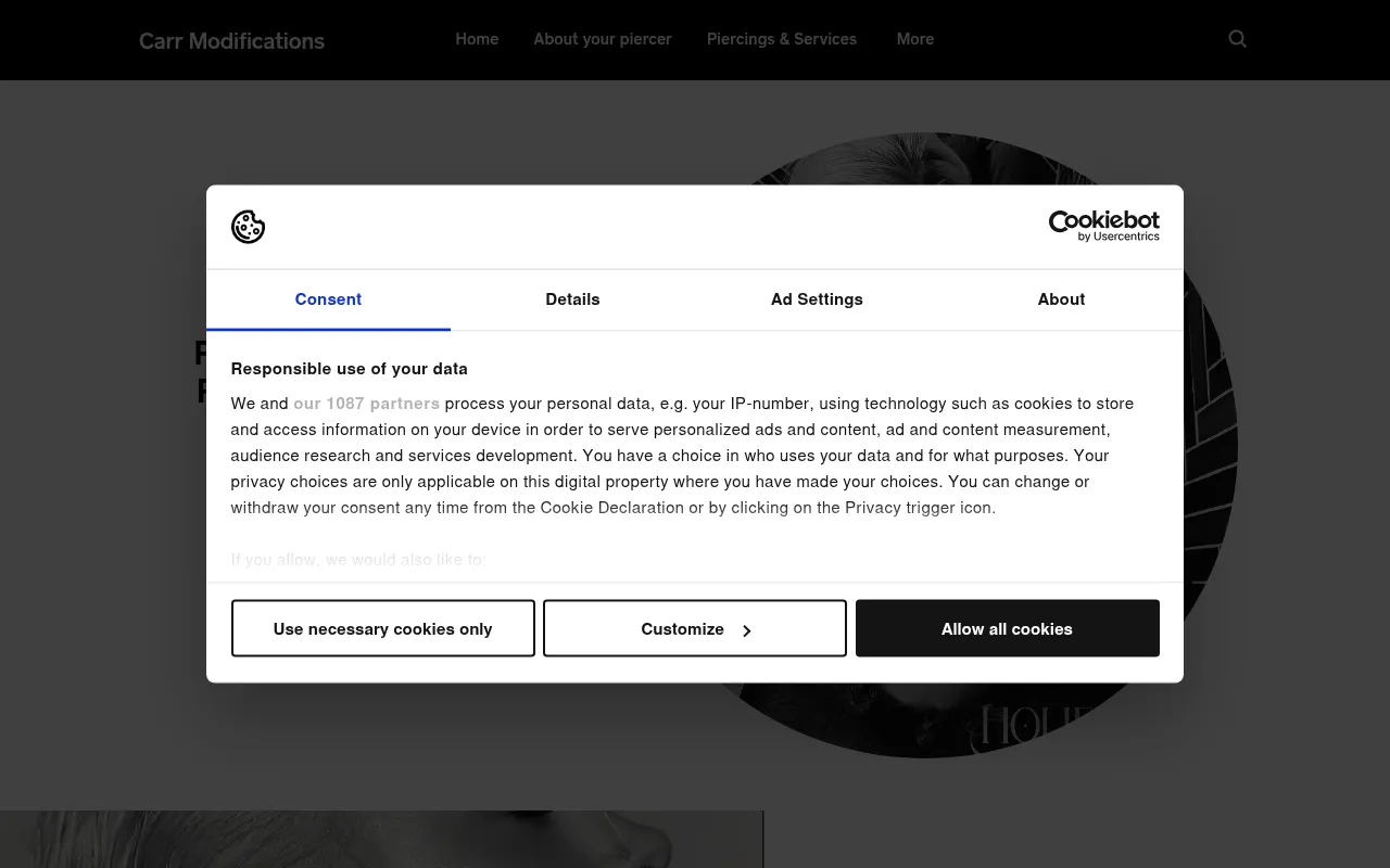Screenshot of carr-modifications.square.site