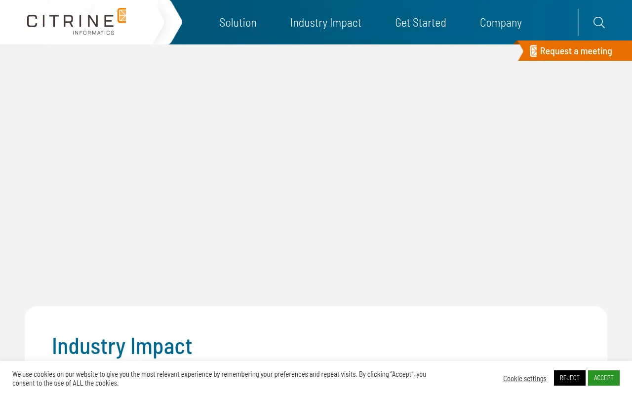 Screenshot of citrine.io