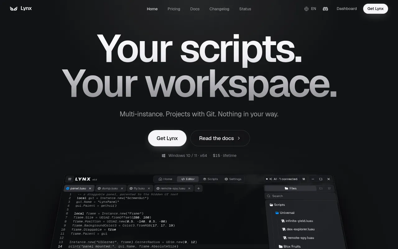 Screenshot of getlynx.gg